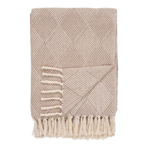 House Nordic - Bursa Plaid - Plaid, Taupe 130x180 cm