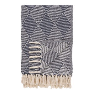 House Nordic - Izmir Plaid - Plaid, blau 130x180 cm