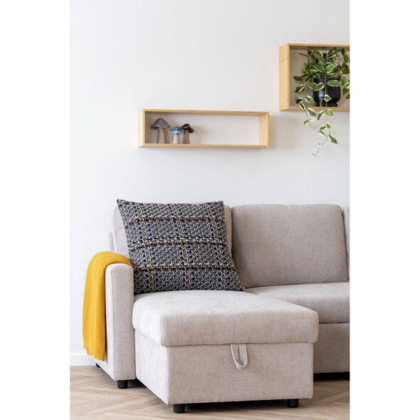 House Nordic - Nara Cushion - Kissen, Braunmischung 60x60 cm – Bild 2
