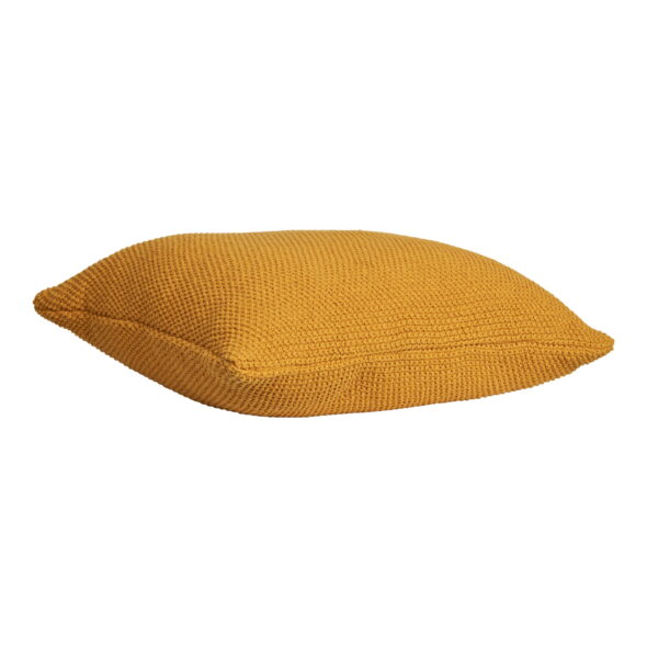 House Nordic - Santos Cushion - Kissen, recycelte Baumwolle, ocker 45x45 cm – Bild 3