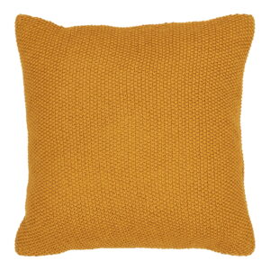 House Nordic - Santos Cushion - Kissen, recycelte Baumwolle, ocker 45x45 cm