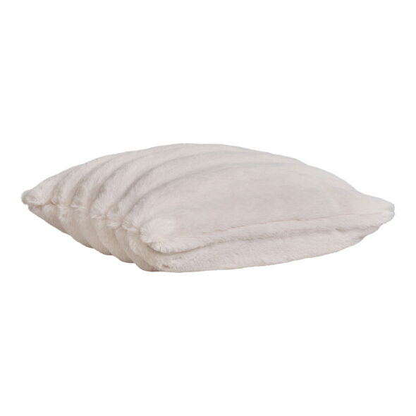 House Nordic - Galena Cushion - Kissen, Kunstfell, weiß 45x45 cm – Bild 3