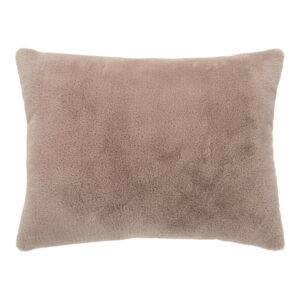 House Nordic - Evora Cushion - Kissen, hellbraunes Kunstfell 45x60 cm