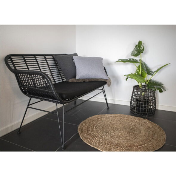 House Nordic - Bombay Rug - Teppich, geflochtene Jute, Natur ø90 cm – Bild 2