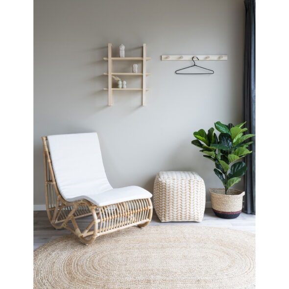 House Nordic - Bombay Rug - Teppich, geflochtene Jute, Natur 140x200 cm – Bild 2