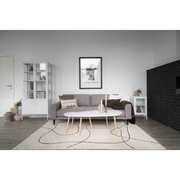 House Nordic - Tampa Rug - Teppich, Baumwolle mit Aufdruck, Natur, 160x230 cm – Bild 4