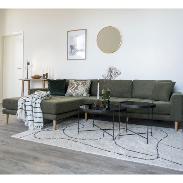 House Nordic - Tampa Rug - Teppich, Baumwolle mit Aufdruck, Natur, 200x300 cm – Bild 2