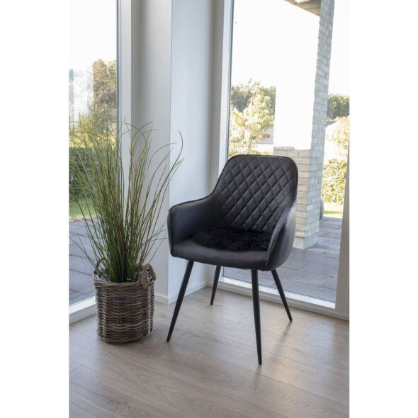 House Nordic - Lammfellsitz künstlich - Lammfellsitz künstlich, schwarz, ø35 cm – Bild 2