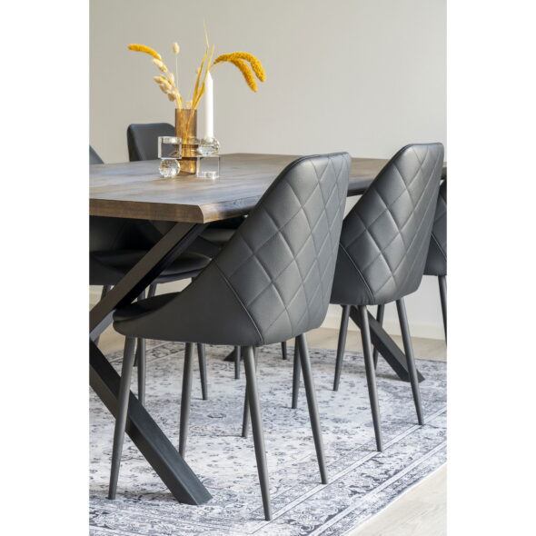 House Nordic - Havana Rug - Teppich, schwarz/weiß 160x230 cm – Bild 4