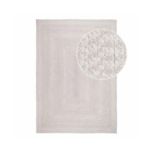 House Nordic - Menorca-Teppich – Teppich, 100 % recycelter Kunststoff, Sand 140 x 200 cm