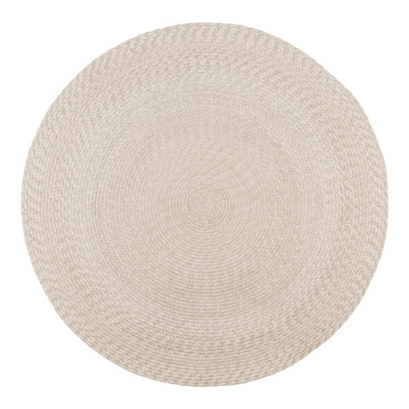 House Nordic - Menorca-Teppich – Teppich, 100 % recycelter Kunststoff, Sand ø180 cm