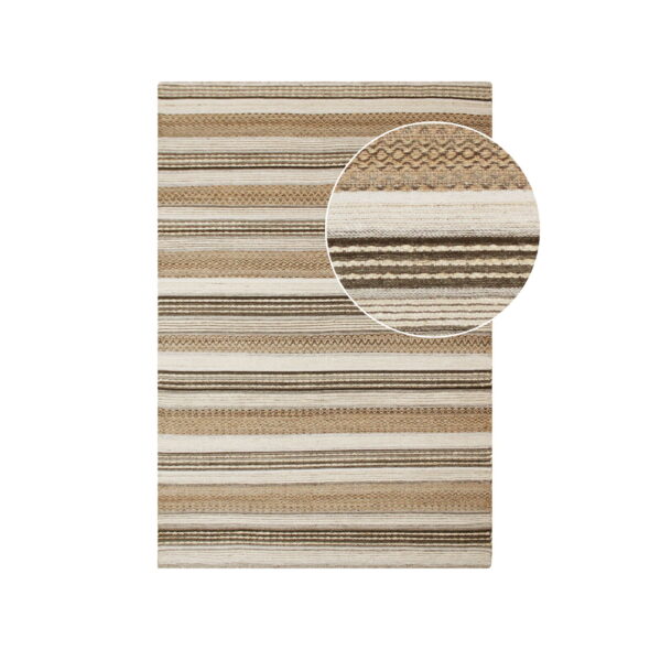House Nordic - Morena Rug - Teppich, handgewebt, Natur/Grau 160x230 cm