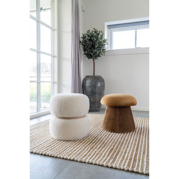 House Nordic - Avadi Rug - Teppich, handgewebt, Natur/Elfenbein 160x230 cm – Bild 2