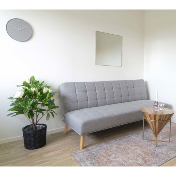 House Nordic - Jersey-Spiegel - Spiegel, Stahl, Messingoptik, 60x60 cm – Bild 2