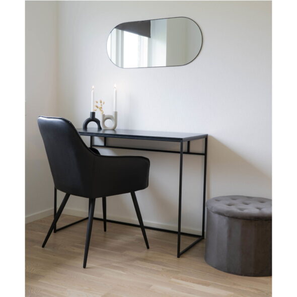 House Nordic - Jersey Mirror - Spiegel, Stahl, schwarz, 35x80 cm – Bild 2