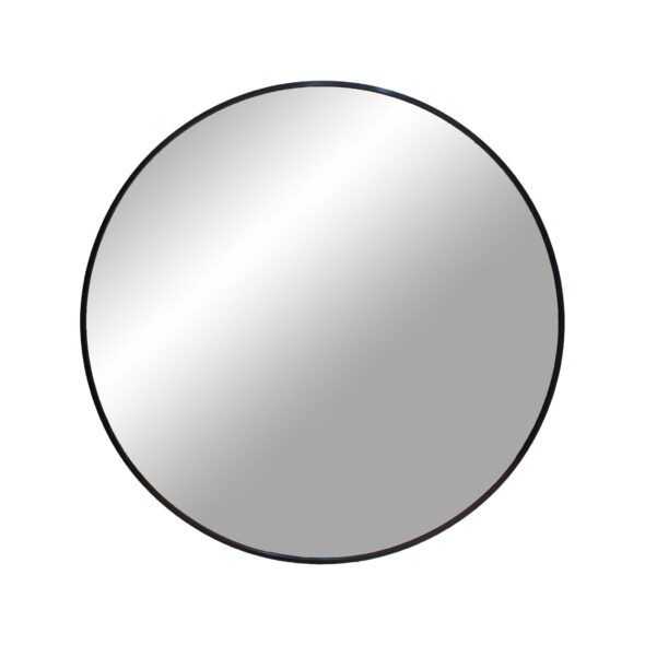 House Nordic - Madrid Mirror - Spiegel, Aluminium, schwarz, ø60 cm