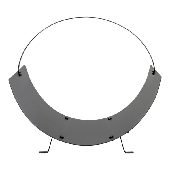 House Nordic - Tires Holzhalter - Holzhalter, Stahl, schwarz 40x35x33,5 cm – Bild 4