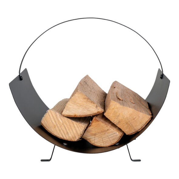 House Nordic - Tires Holzhalter - Holzhalter, Stahl, schwarz 40x35x33,5 cm – Bild 5