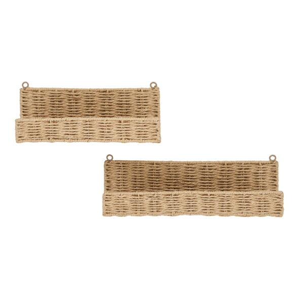 House Nordic - Treviso Wandregale - Wandregale, Papier, natur, 2er-Set