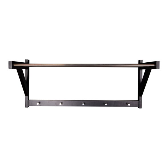 House Nordic - Padova Hat Shelf - Hutablage, Holz/Stahl, schwarz78x32 cm – Bild 3