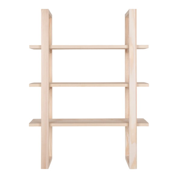 House Nordic - Santiago Shelf - Regal, Paulownia-Holz, Natur 48x63 cm – Bild 3