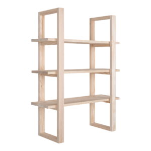 House Nordic - Santiago Shelf - Regal, Paulownia-Holz, Natur 48x63 cm