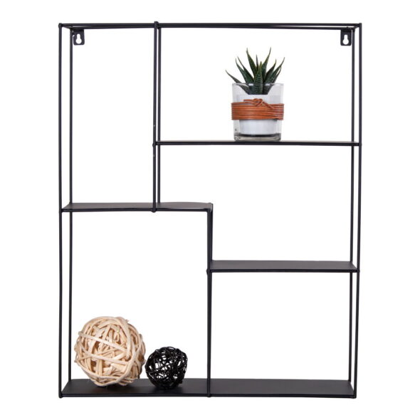 House Nordic - Mons Shelf - Regal, schwarzer Stahl 40,5x10,5 cm