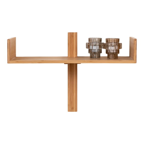 House Nordic - Villa Shelf - Wandregal, Bambus, Natur 50x36 cm – Bild 3