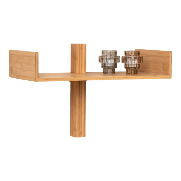 House Nordic - Villa Shelf - Wandregal, Bambus, Natur 50x36 cm – Bild 5