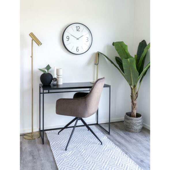 House Nordic - Biel Wall Clock - Wanduhr, schwarz und weiß, geräuschloses Uhrwerk ø51 cm – Bild 5