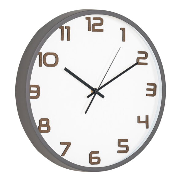 House Nordic - Greenwich Wall Clock - Wanduhr, grau, geräuschloses Uhrwerk ø35 cm – Bild 3