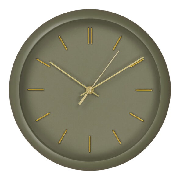 House Nordic - Rossano Wall Clock - Wanduhr, grün, geräuschloses Uhrwerk ø30 cm