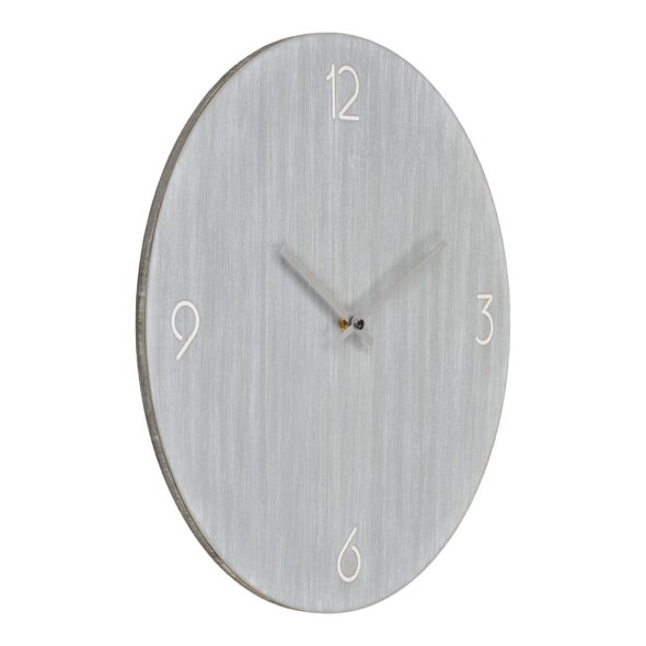 House Nordic - Ravenna Wall Clock - Wanduhr, MDF, hellgrau, geräuschloses Uhrwerk ø40 – Bild 3