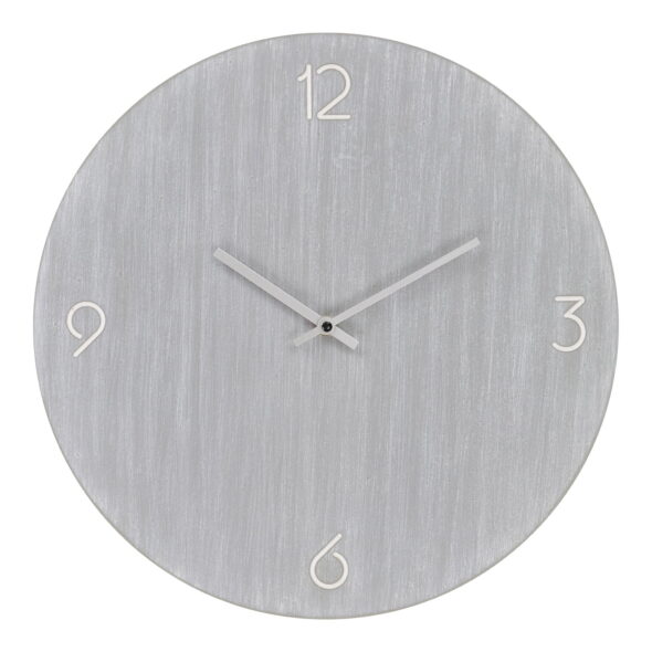 House Nordic - Ravenna Wall Clock - Wanduhr, MDF, hellgrau, geräuschloses Uhrwerk ø40