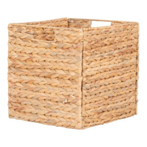 House Nordic - Passo Basket - Korb, faltbar, Wasserhyazinthe, natur, 30x30x30 cm