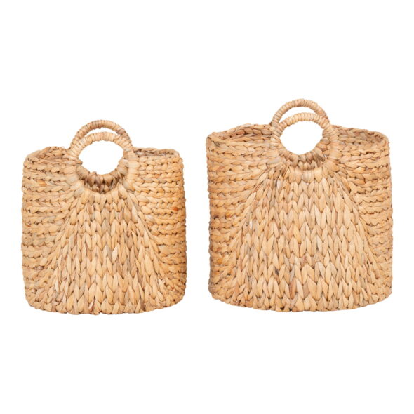 House Nordic - Passo Basket - Körbe, Wasserhyazinthe, natur, 2er-Set – Bild 3