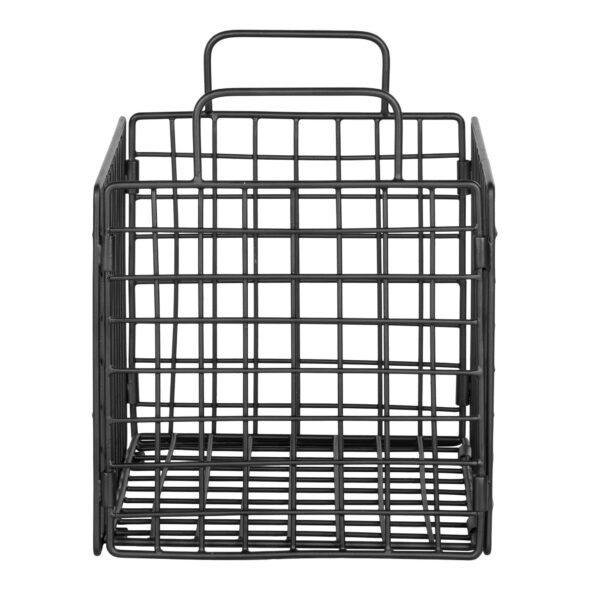 House Nordic - Mora Wire Basket - Drahtkorb, Metall, schwarz, 25x20x25 cm – Bild 3
