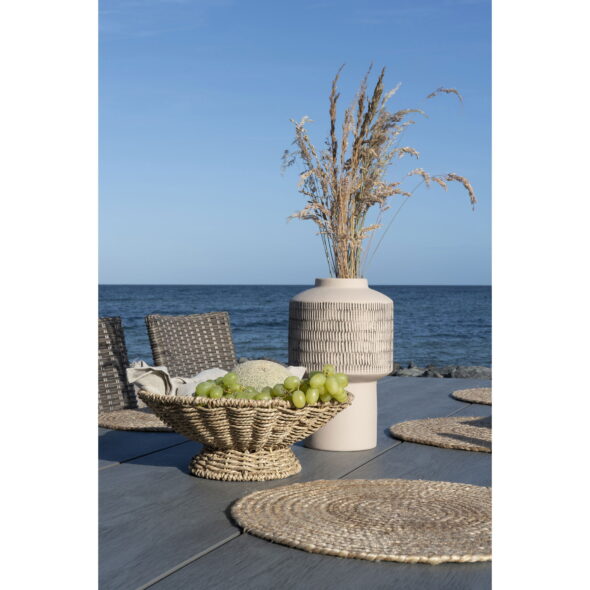 House Nordic - Pruna Serviertablett - Serviertablett, Seegras, natur ø30x11 cm – Bild 2