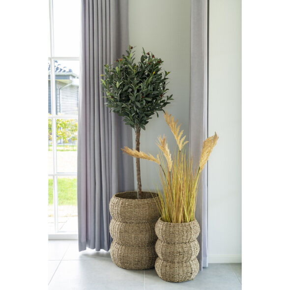 House Nordic - Sarbas Baskets - Körbe, Seegras, natur, 2er-Set – Bild 5