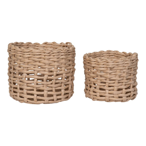 House Nordic - Penela Baskets - Körbe, Papier, natur, 2er-Set