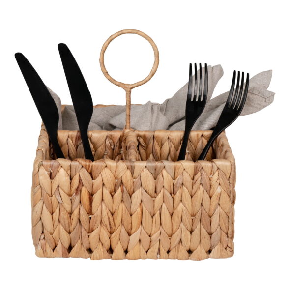 House Nordic - Pleiku Aufbewahrungsbox – Aufbewahrungsbox, Wasserhyazinthe, natur, 20 x 11 x 20 cm – Bild 5