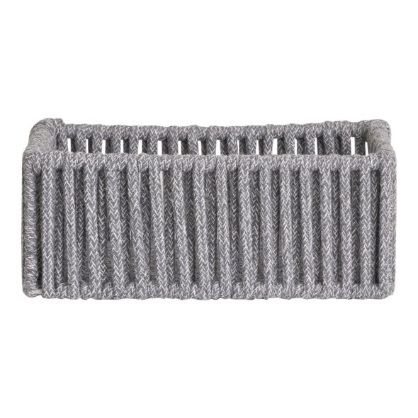 House Nordic - Arese Baskets - Körbe, Baumwolle/Metall, grau, 3er-Set – Bild 7