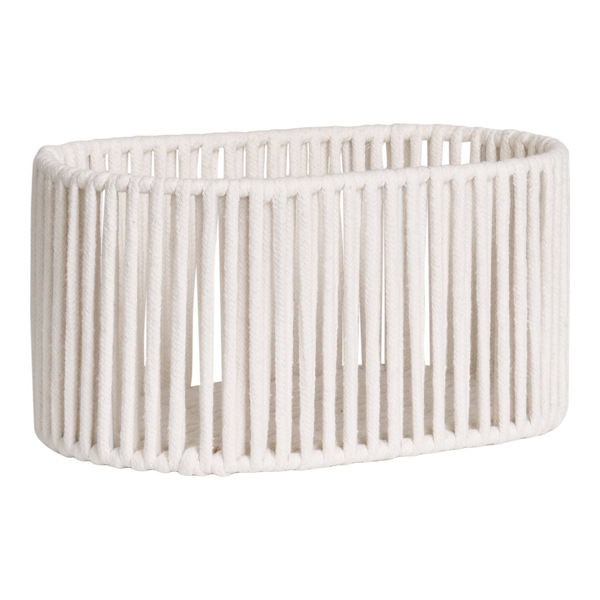 House Nordic - Arese Baskets – Körbe, Baumwolle/Metall, gebrochenes Weiß, 2er-Set – Bild 3