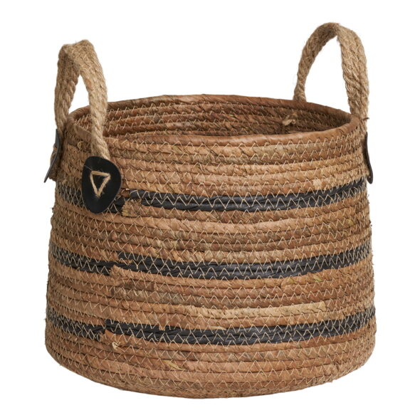 House Nordic - Erba Baskets - Körbe, Bananenblatt, natur, 2er-Set – Bild 3