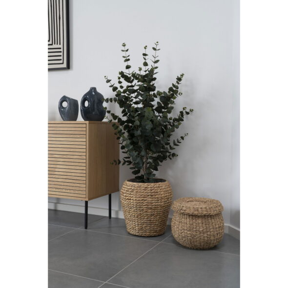 House Nordic - Denia Basket - Korb, Wasserhyazinthe, natur ø34,5x34,5 cm – Bild 2