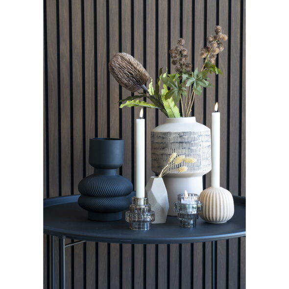 House Nordic - Vase - Vase, Glas, schwarz, ø15x22 cm – Bild 2