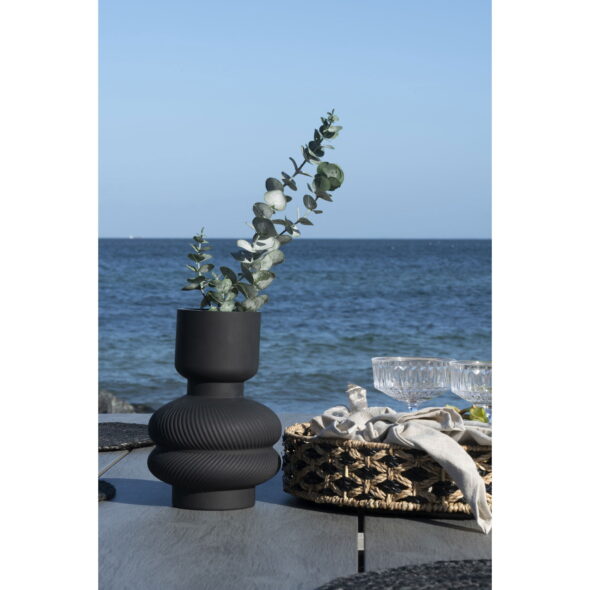 House Nordic - Vase - Vase, Glas, schwarz, ø15x22 cm – Bild 4