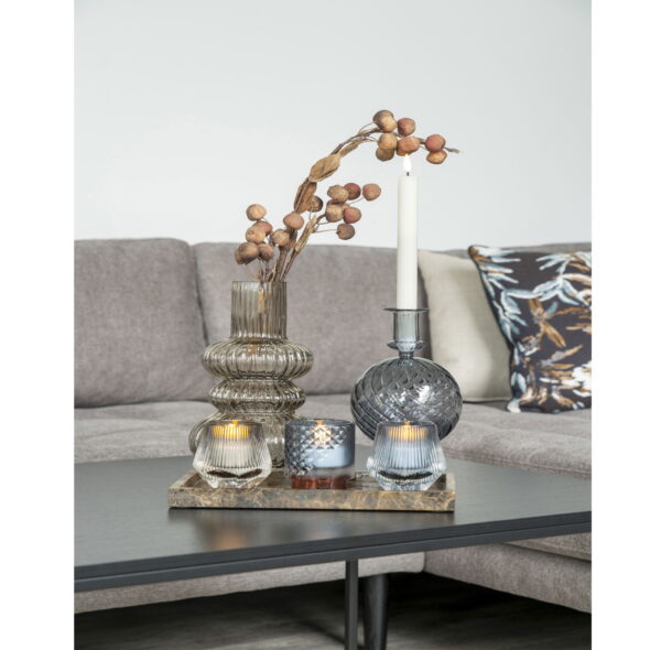 House Nordic - Vase - Vase, mundgeblasenes Glas, geräuchert, ø15x25 cm – Bild 5