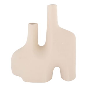 House Nordic - Vase - Vase, Keramik, Sand, 23,5x8x27 cm