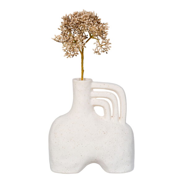 House Nordic - Vase - Vase, Keramik, beige, 18,5x8x19,5 cm – Bild 3